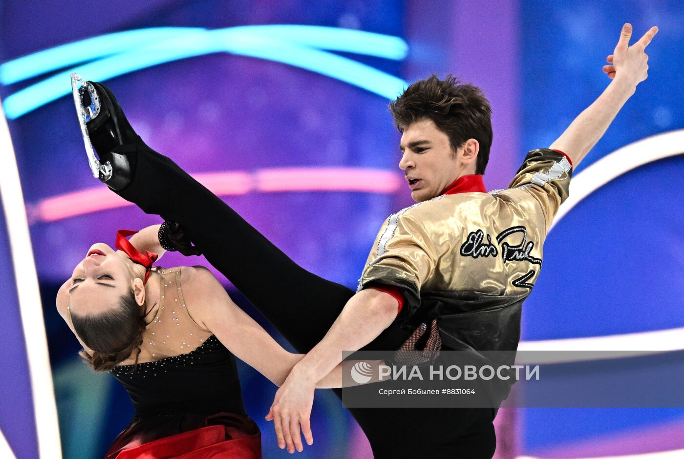 Фигурное катание. Чемпионат России 2025. Танцы на льду. Ритмический танец 