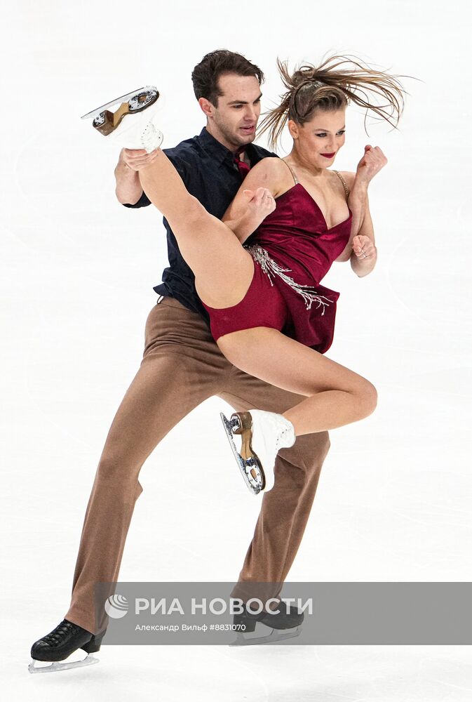 Фигурное катание. Чемпионат России 2025. Танцы на льду. Ритмический танец