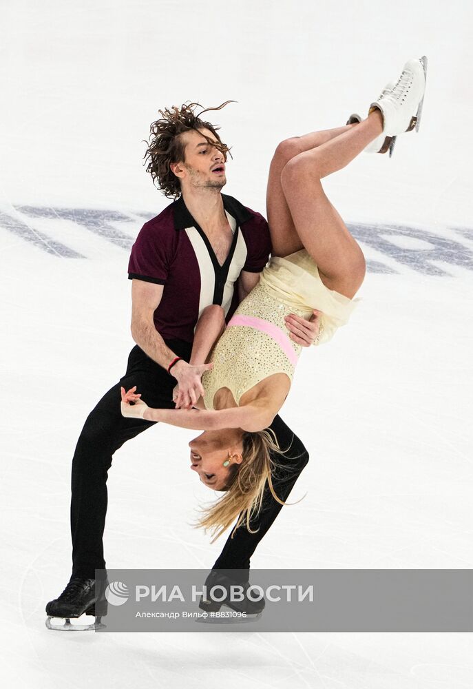Фигурное катание. Чемпионат России 2025. Танцы на льду. Ритмический танец