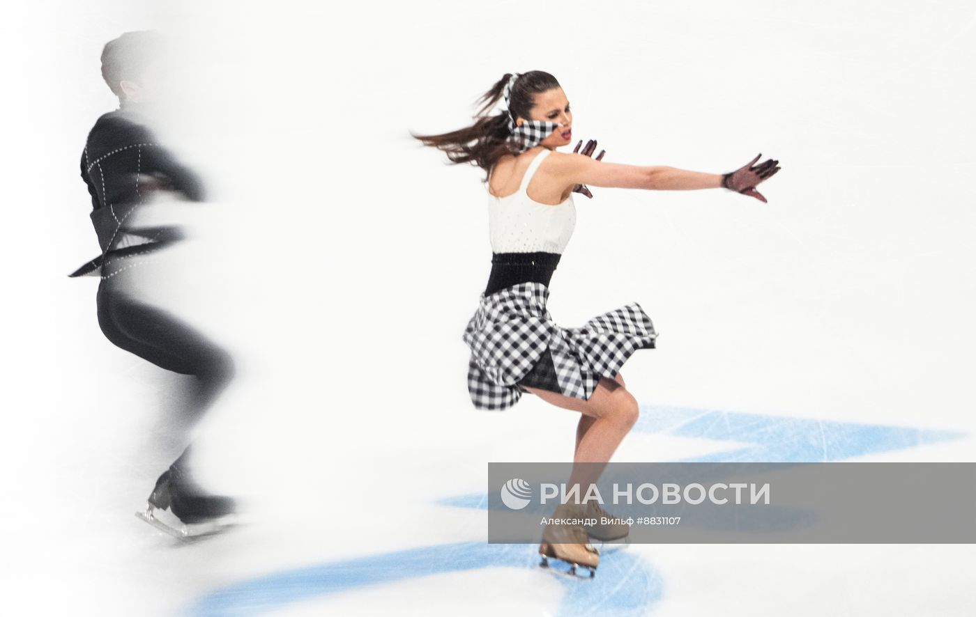 Фигурное катание. Чемпионат России 2025. Танцы на льду. Ритмический танец