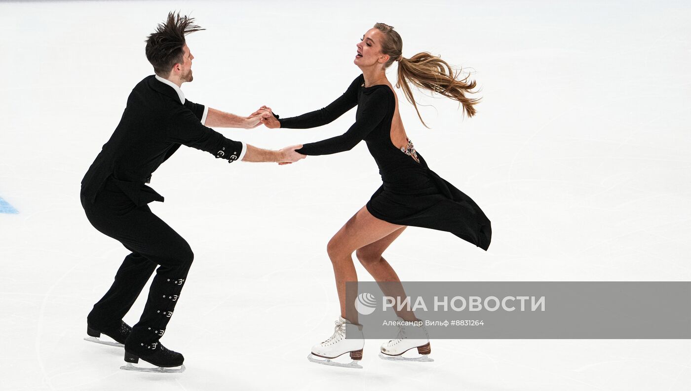 Фигурное катание. Чемпионат России 2025. Танцы на льду. Ритмический танец