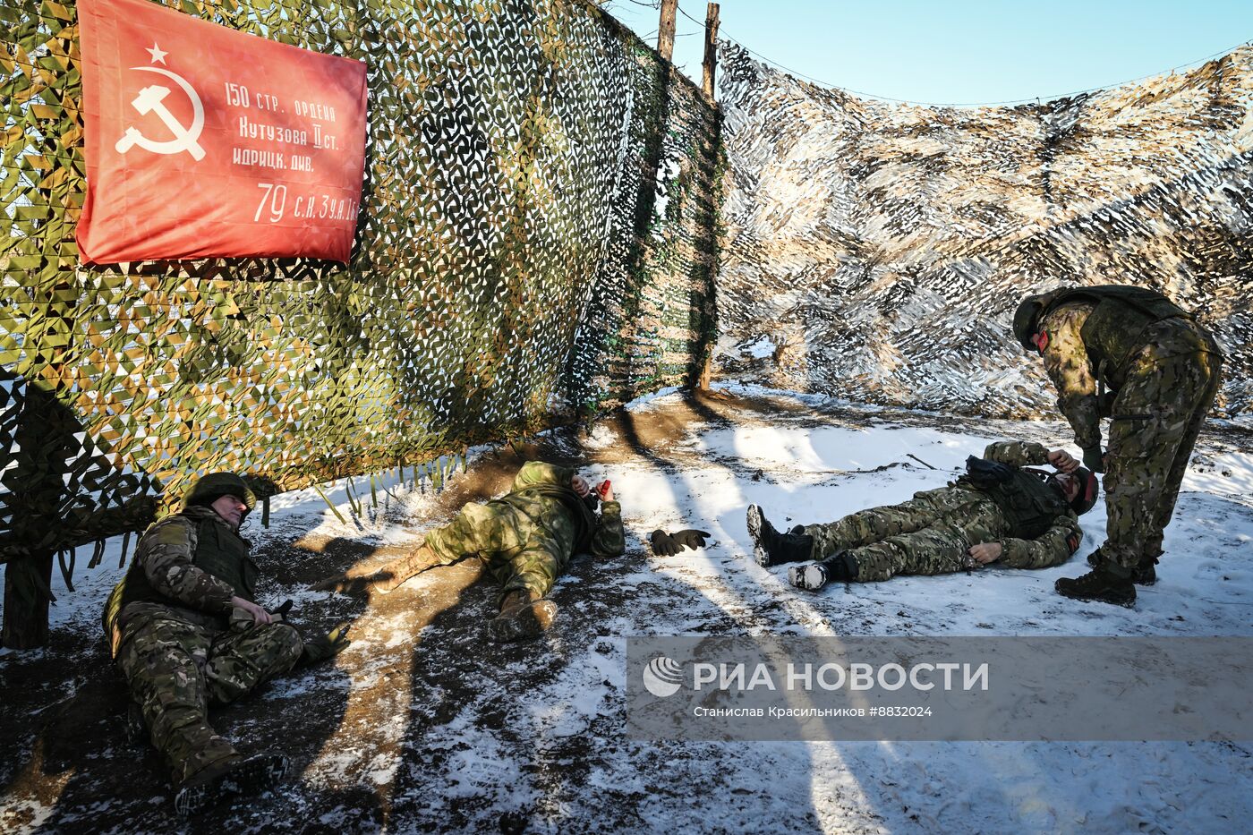 Обучение тактической медицине штурмовиков ЦВО на Красноармейском направлении