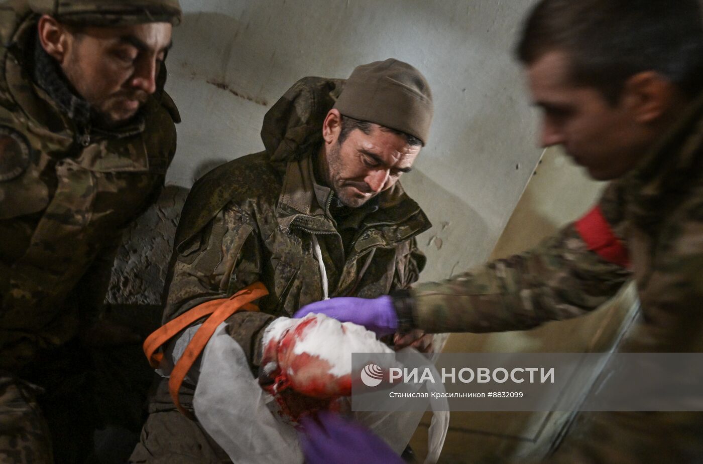 Прифронтовой госпиталь группировки войск "Центр" на Красноармейском направлении СВО