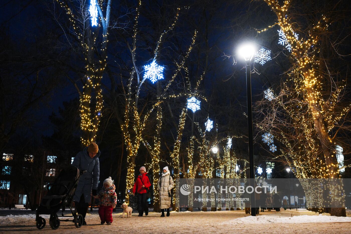 Подготовка Новосибирска к Новому году