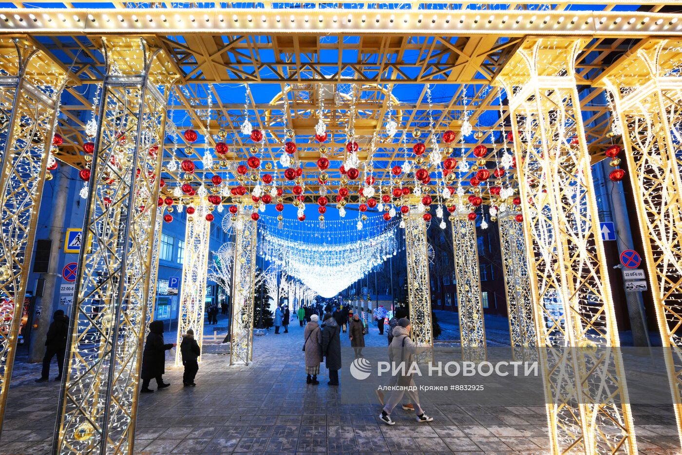 Подготовка Новосибирска к Новому году