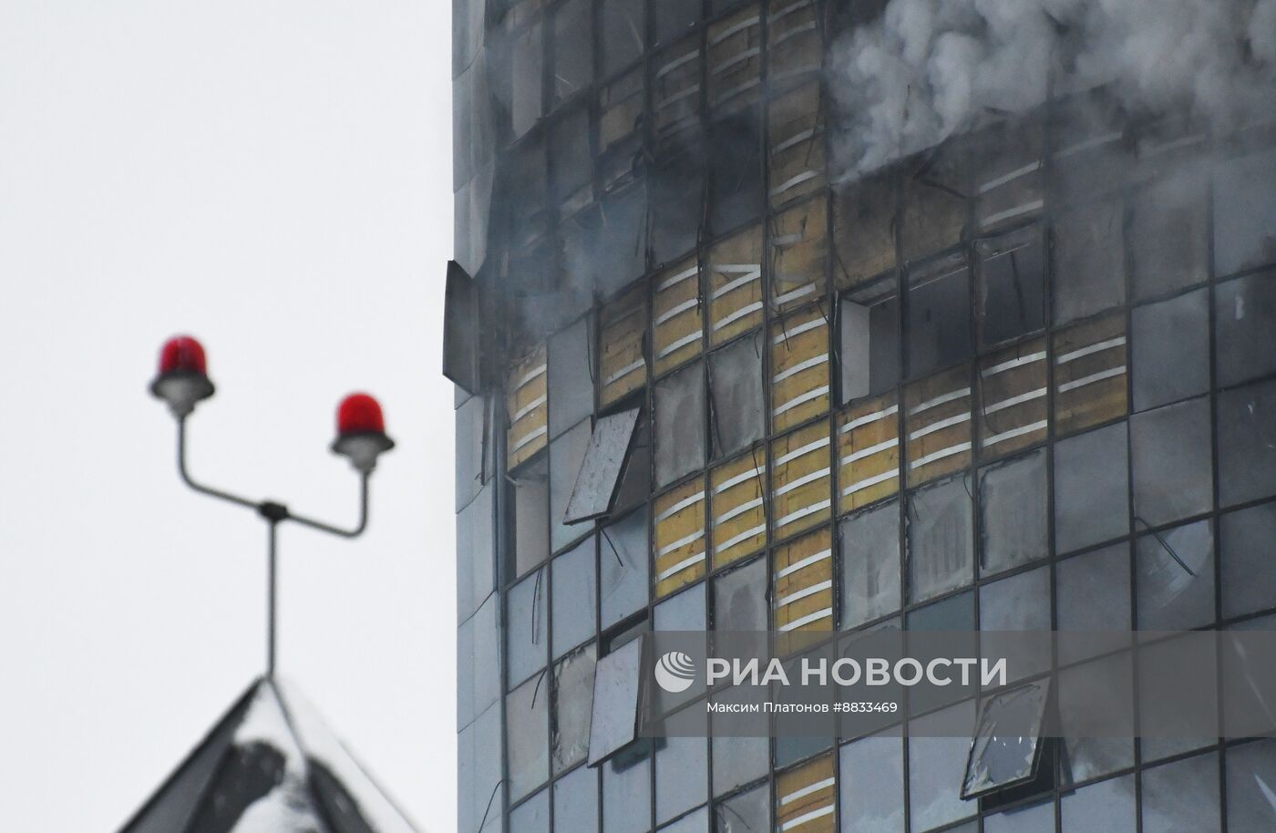 Последствия атаки БПЛА в Казани