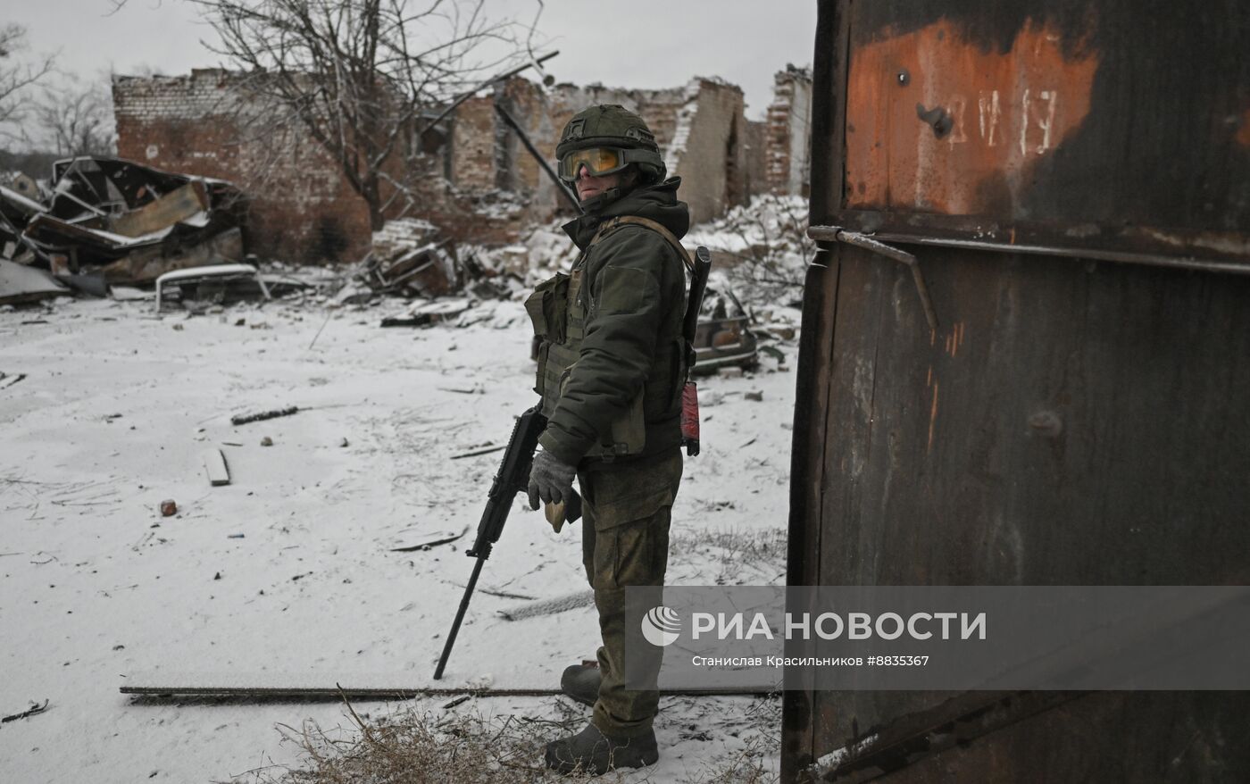 Военнослужащие в зоне СВО