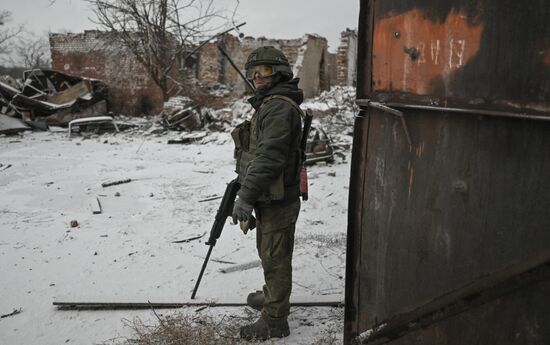 Военнослужащие в зоне СВО