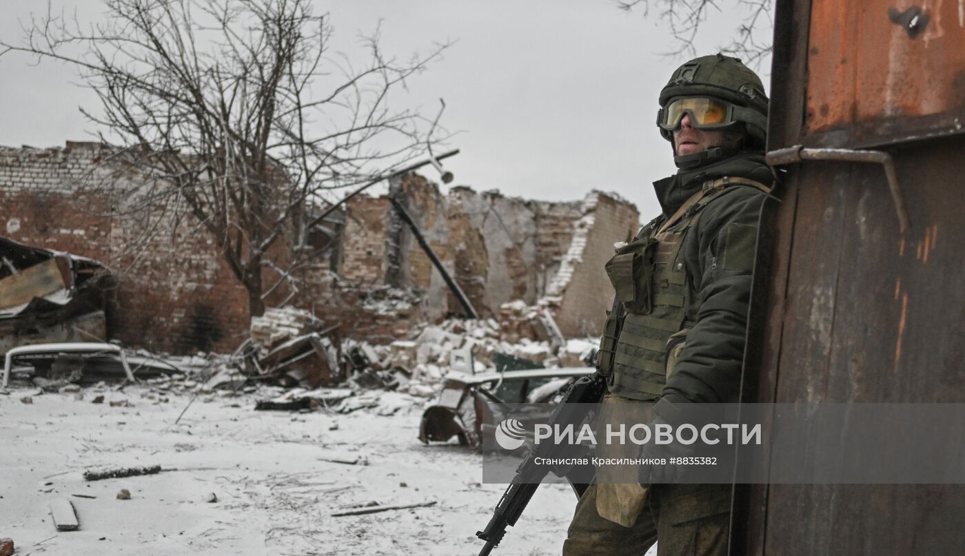 Военнослужащие в зоне СВО