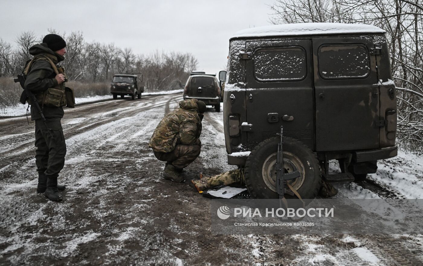 Военнослужащие в зоне СВО