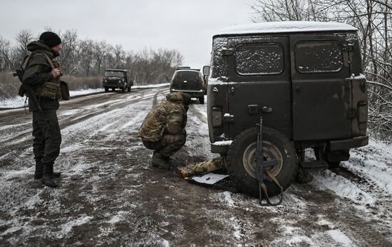 Военнослужащие в зоне СВО