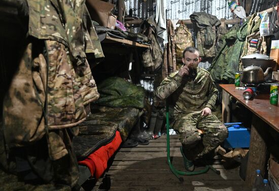 Военнослужащие в зоне СВО