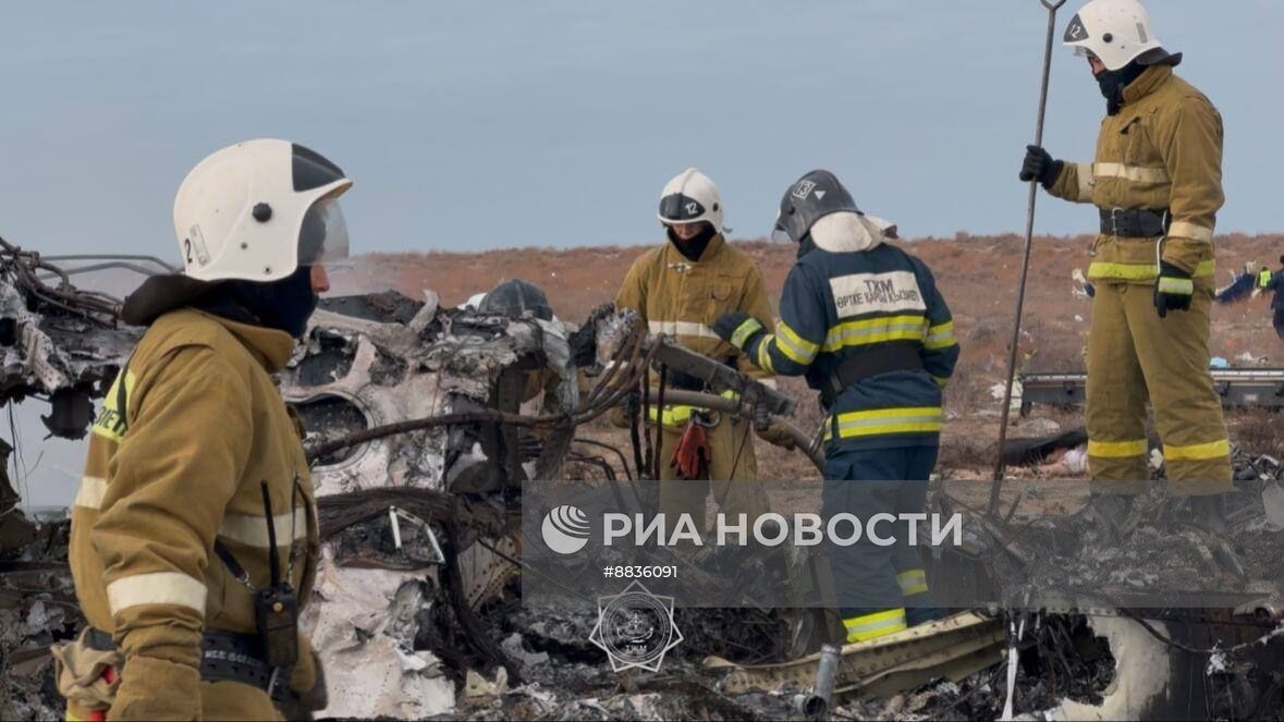 Крушение самолета в  Актау