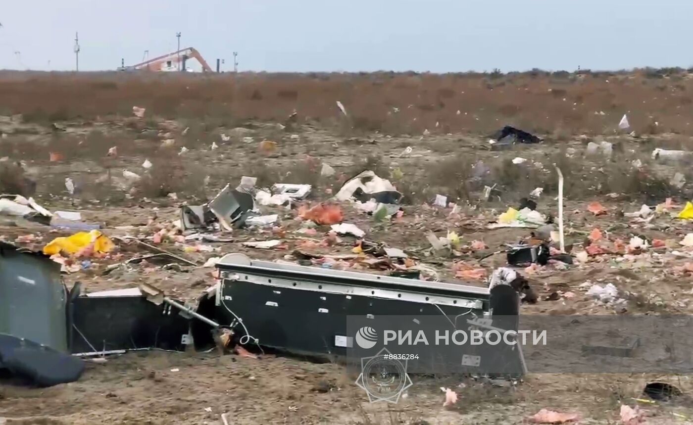 Крушение самолета в  Актау