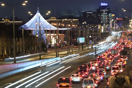 Пробки в Москве