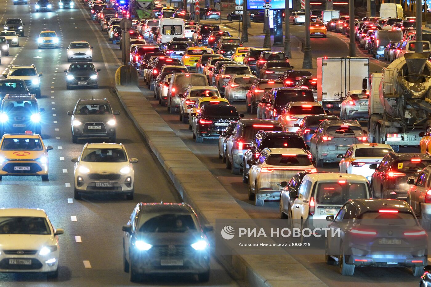 Пробки в Москве