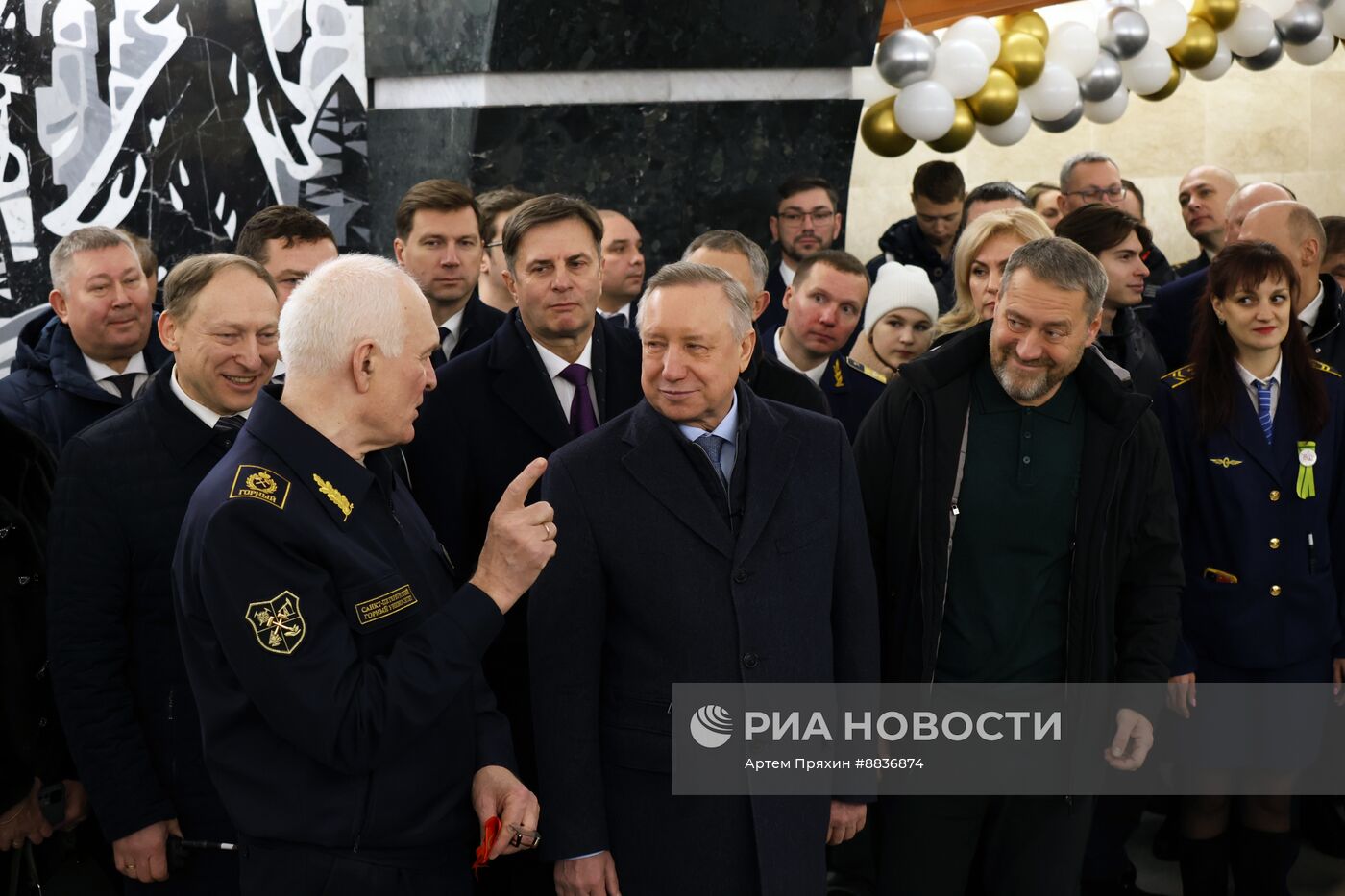 Открытие новой станции метро "Горный институт" в Санкт-Петербурге
