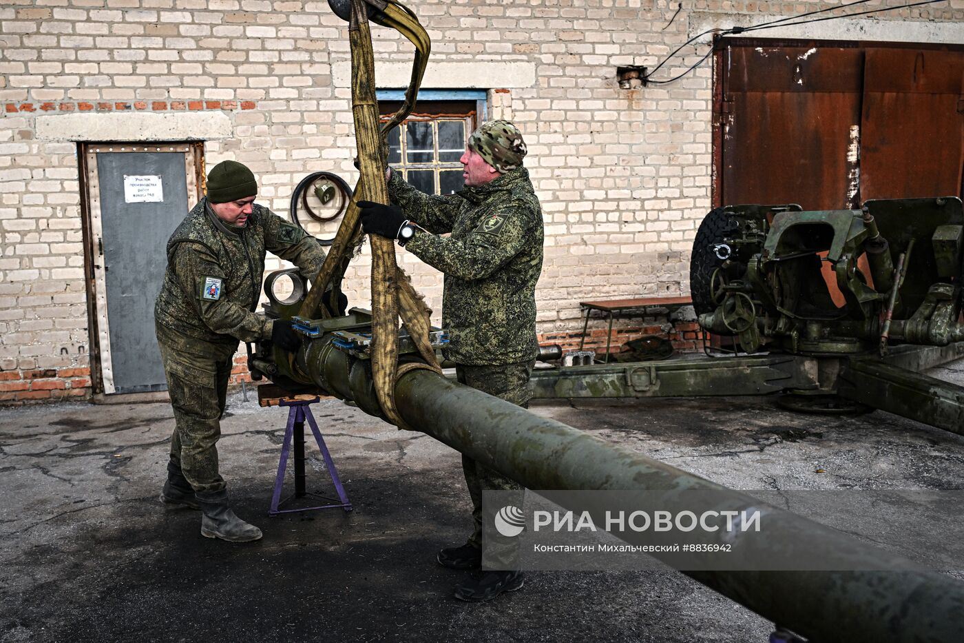 Работа ремонтного батальона на Запорожском направлении в зоне СВО