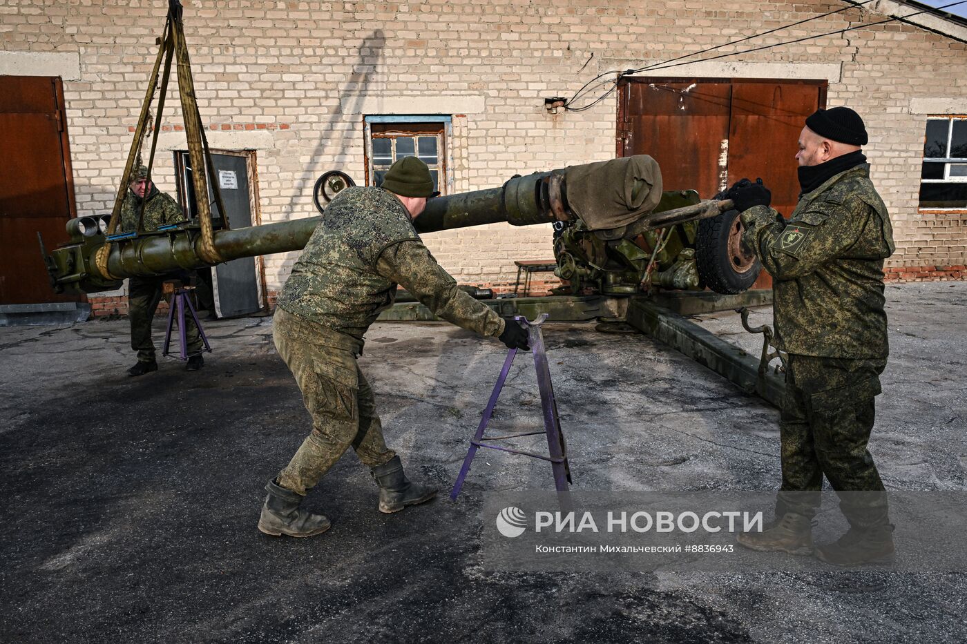 Работа ремонтного батальона на Запорожском направлении в зоне СВО