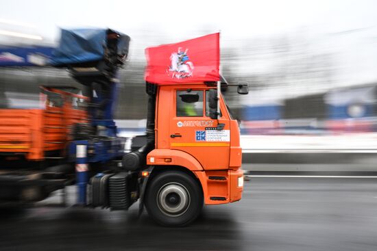 Открытие нового южного участка Московского скоростного диаметра 