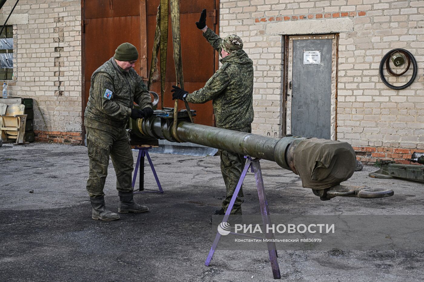 Работа ремонтного батальона на Запорожском направлении в зоне СВО