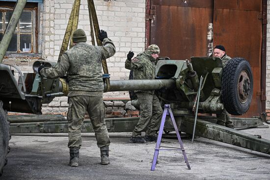 Работа ремонтного батальона на Запорожском направлении в зоне СВО