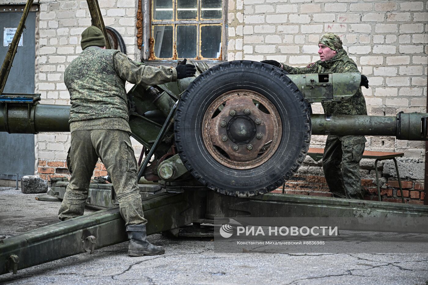 Работа ремонтного батальона на Запорожском направлении в зоне СВО