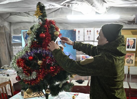 Подготовка военнослужащих группировки "Запад" к Новому году