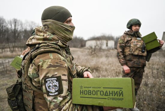 Подготовка военнослужащих группировки "Запад" к Новому году