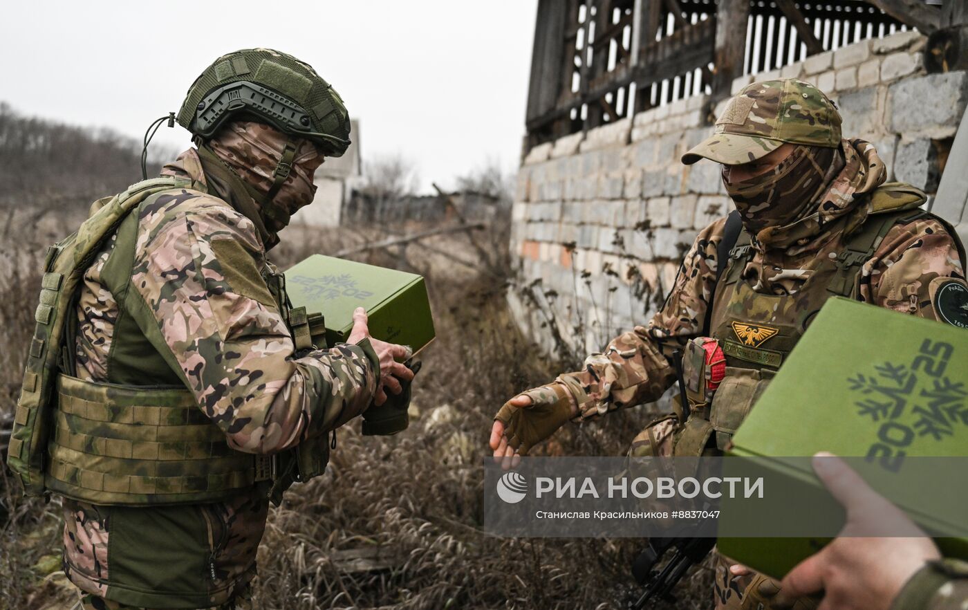 Подготовка военнослужащих группировки "Запад" к Новому году