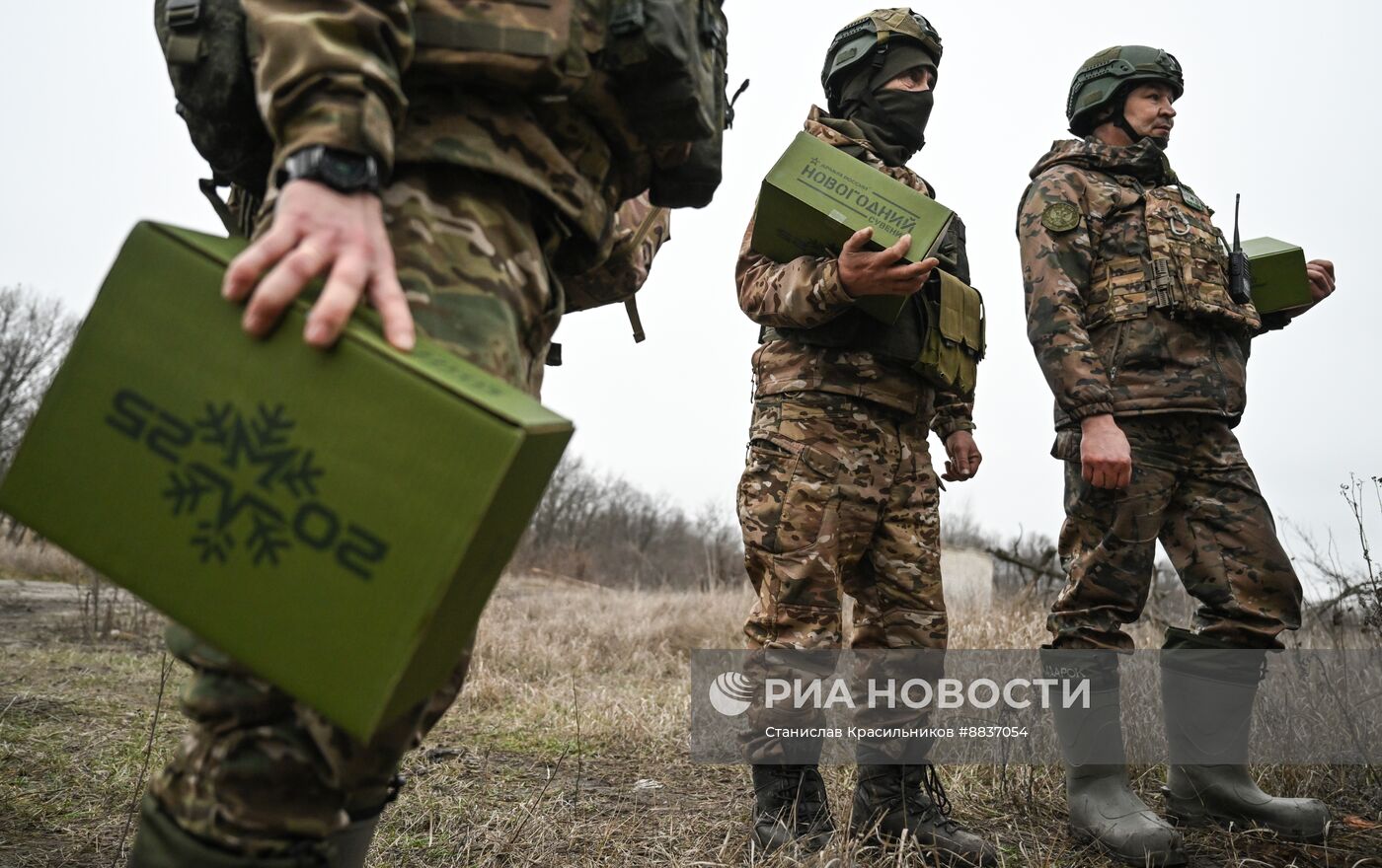 Подготовка военнослужащих группировки "Запад" к Новому году