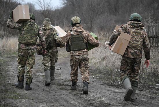 Подготовка военнослужащих группировки "Запад" к Новому году