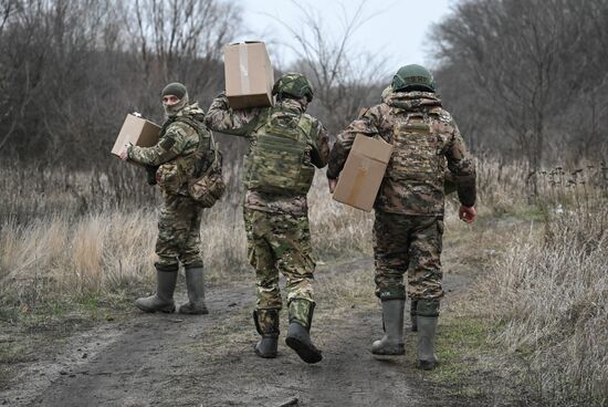 Подготовка военнослужащих группировки "Запад" к Новому году