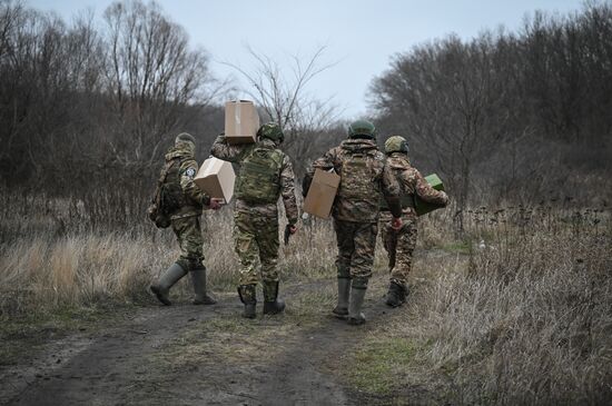 Подготовка военнослужащих группировки "Запад" к Новому году