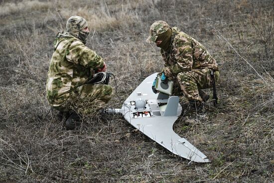 Боевая работа расчета БПЛА "Суперкам" группировки "Запад" на Краснолиманском направлении