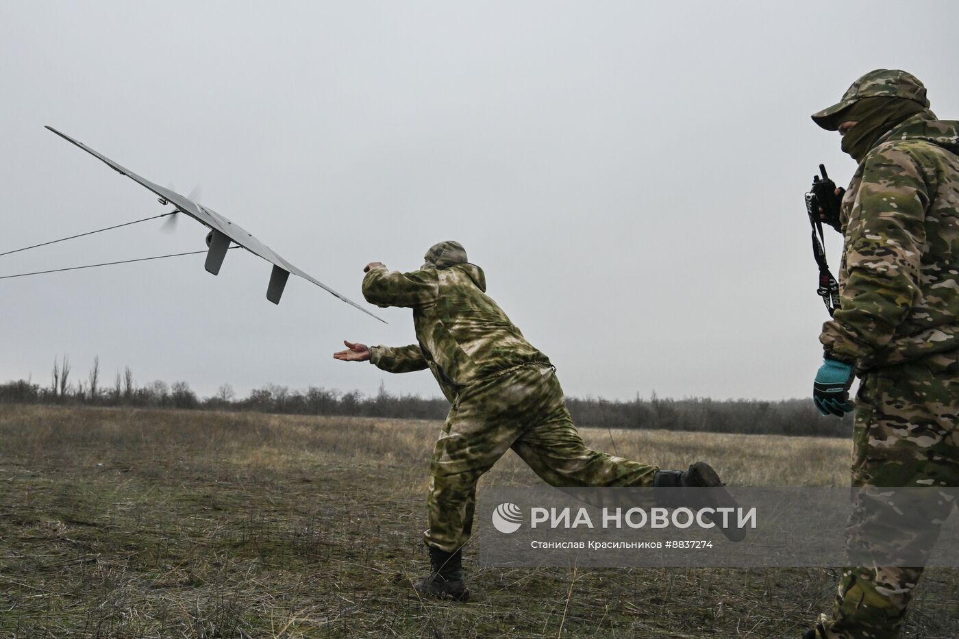 Боевая работа расчета БПЛА "Суперкам" группировки "Запад" на Краснолиманском направлении