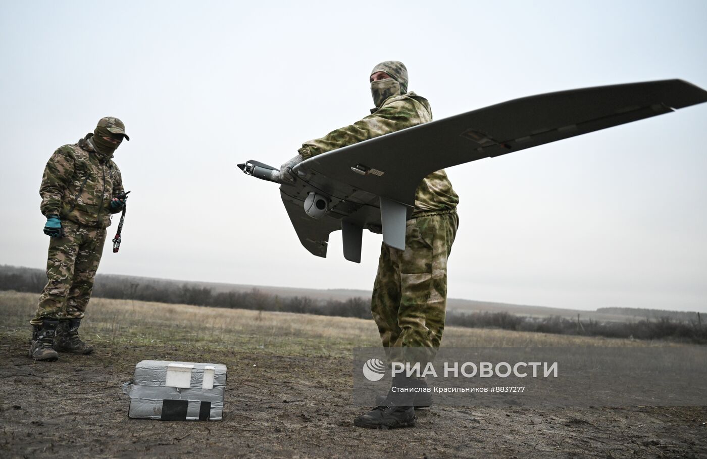 Боевая работа расчета БПЛА "Суперкам" группировки "Запад" на Краснолиманском направлении