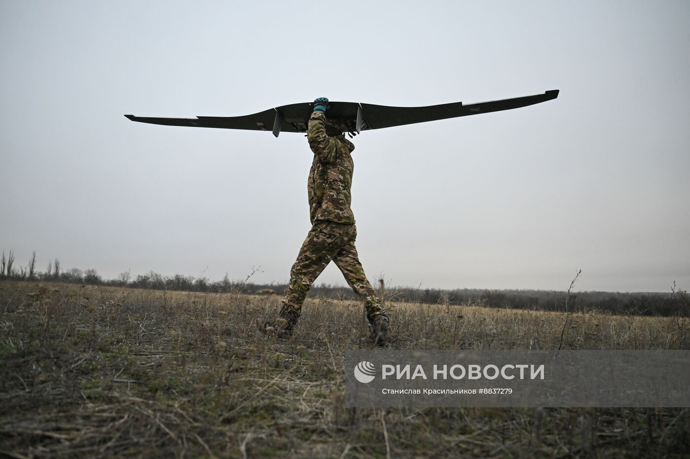 Боевая работа расчета БПЛА "Суперкам" группировки "Запад" на Краснолиманском направлении