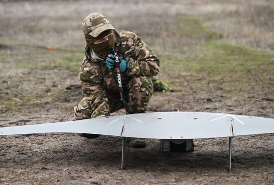 Боевая работа расчета БПЛА "Суперкам" группировки "Запад" на Краснолиманском направлении