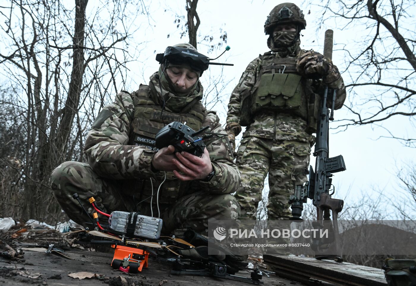 Боевое слаживание штурмовиков и расчетов БПЛА группировки "Запад" на Краснолиманском направлении