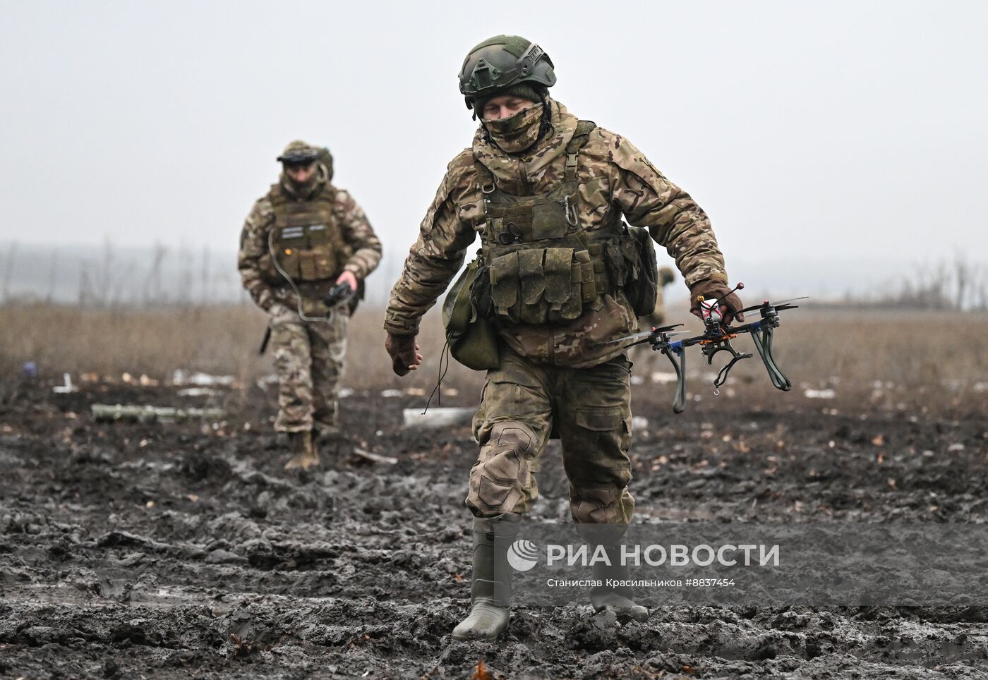 Боевое слаживание штурмовиков и расчетов БПЛА группировки "Запад" на Краснолиманском направлении