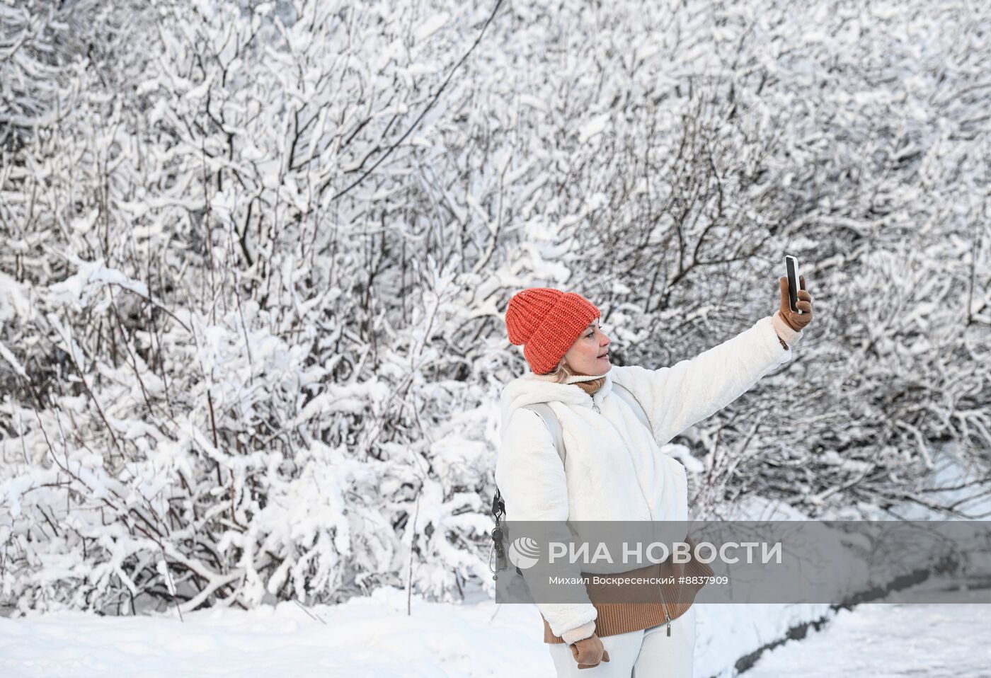 Снег в Москве