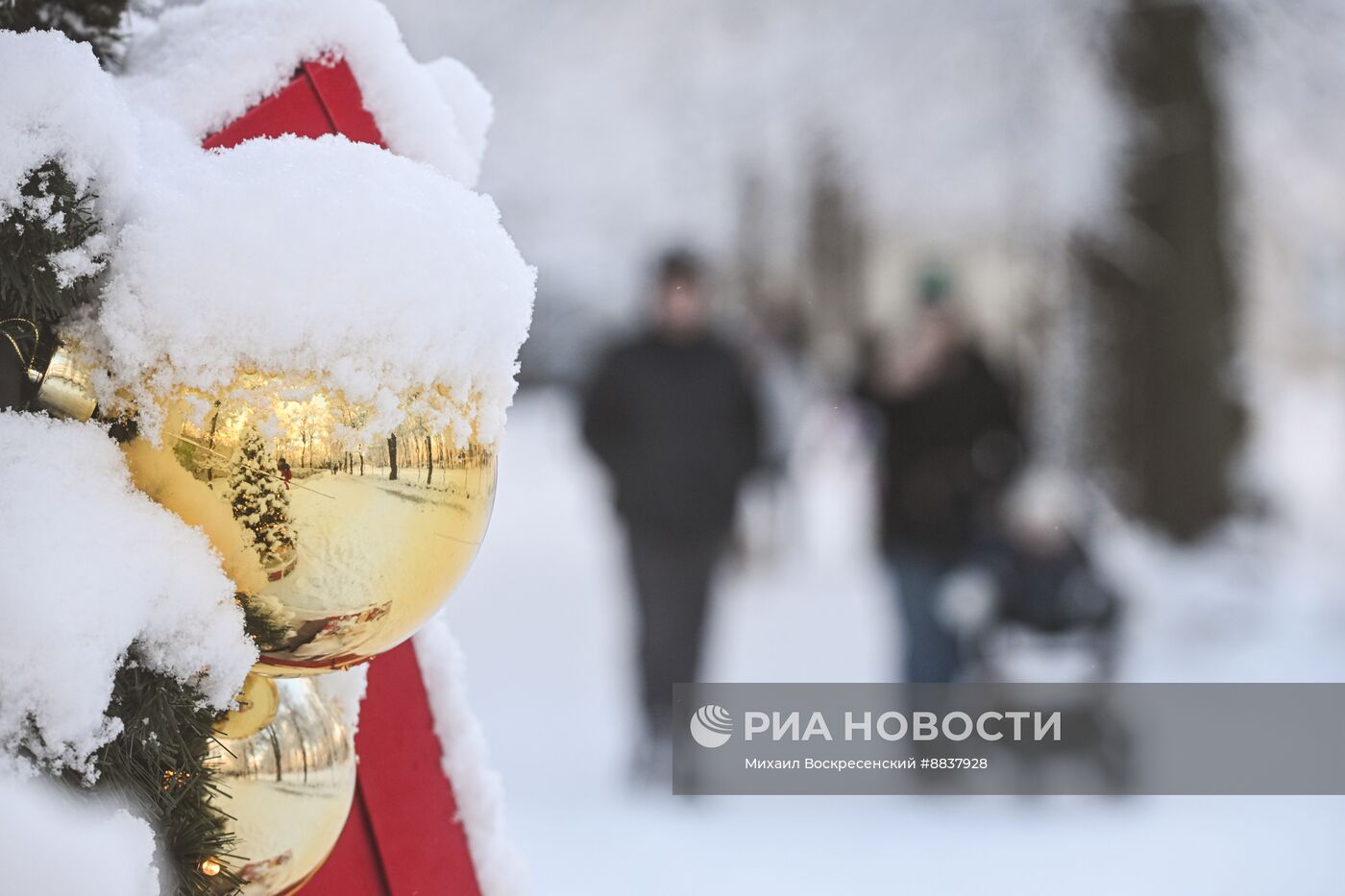 Снег в Москве