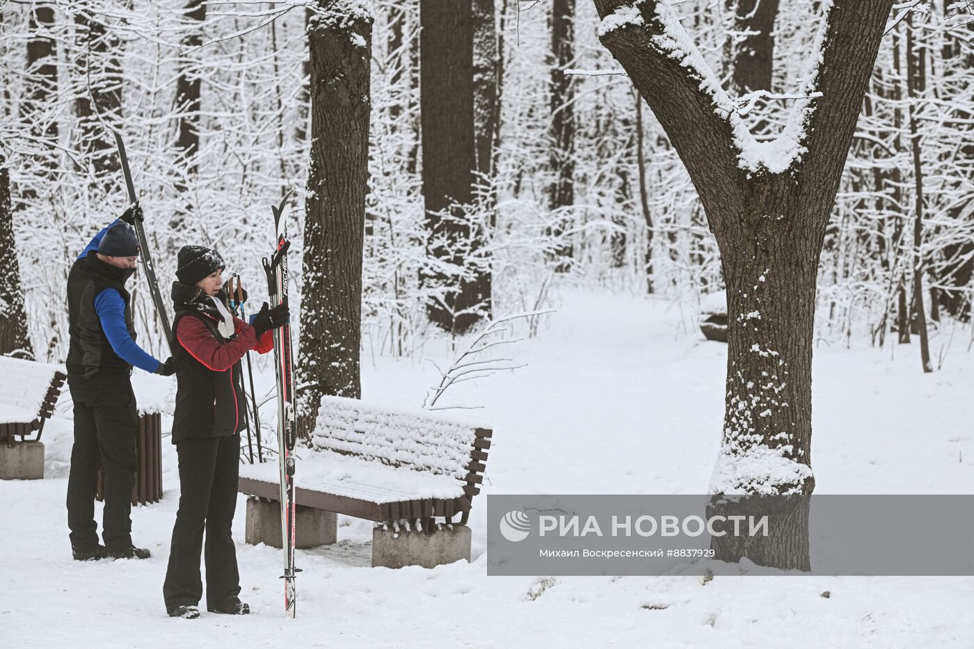 Снег в Москве