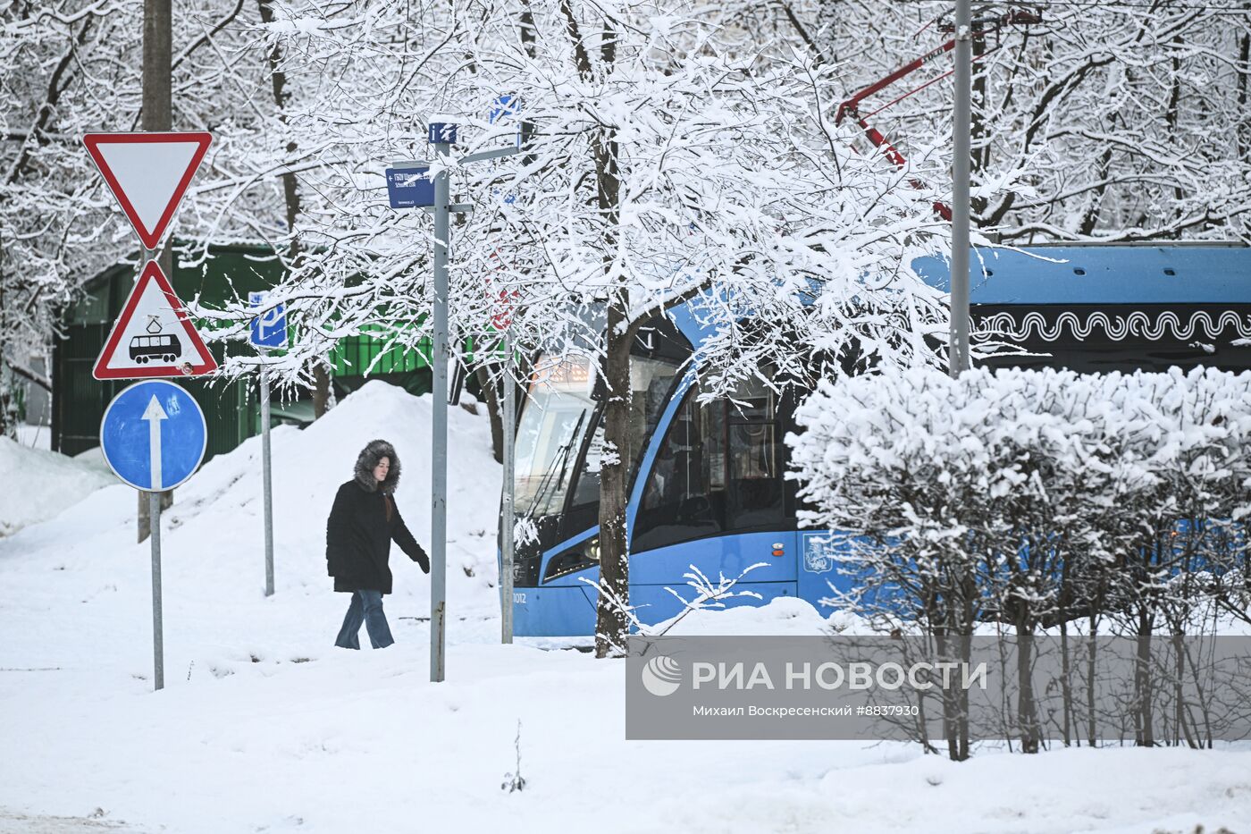 Снег в Москве