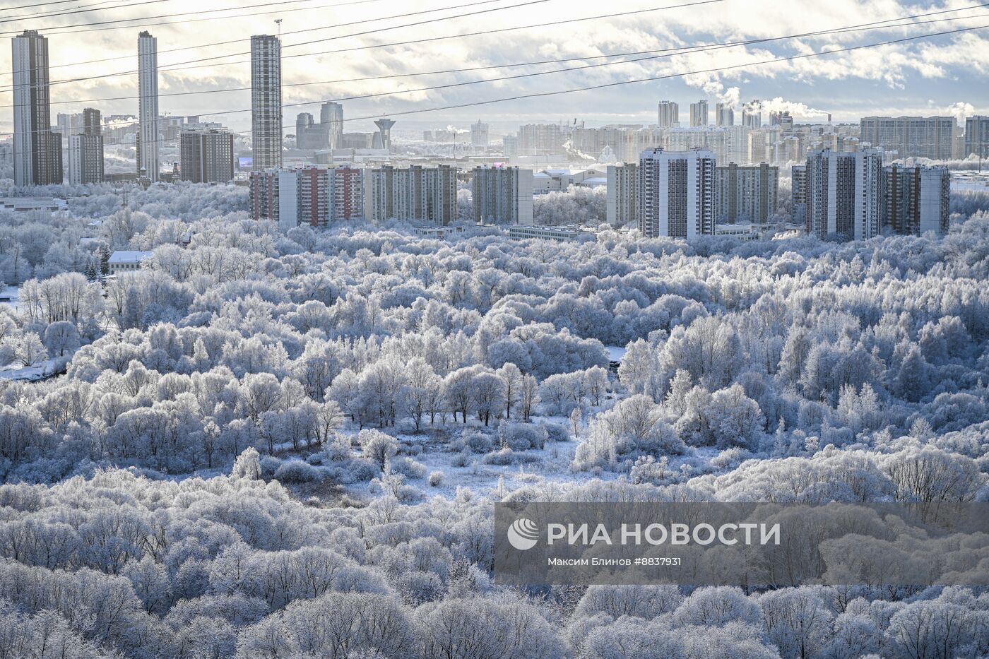 Снег в Москве