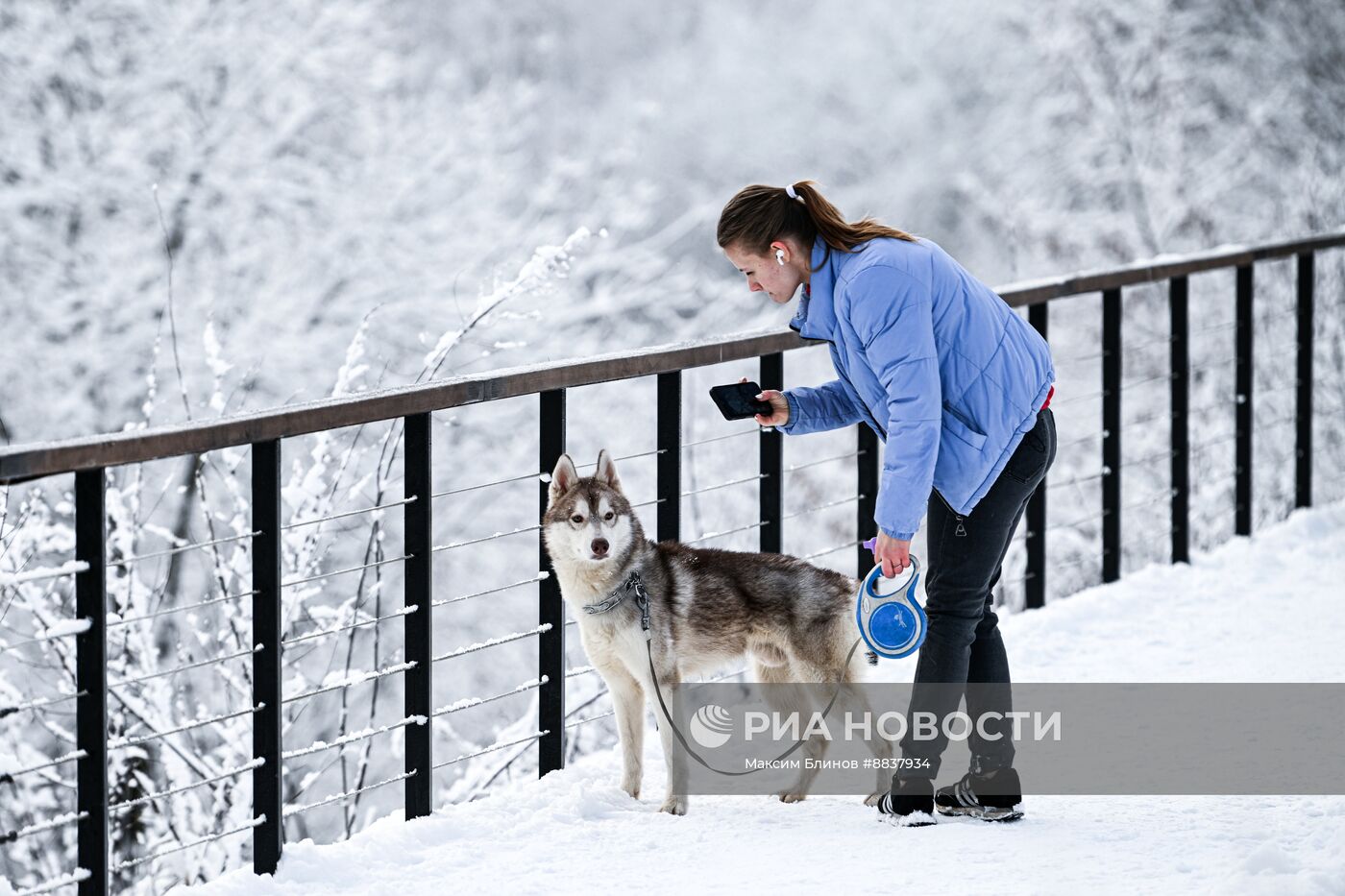 Снег в Москве