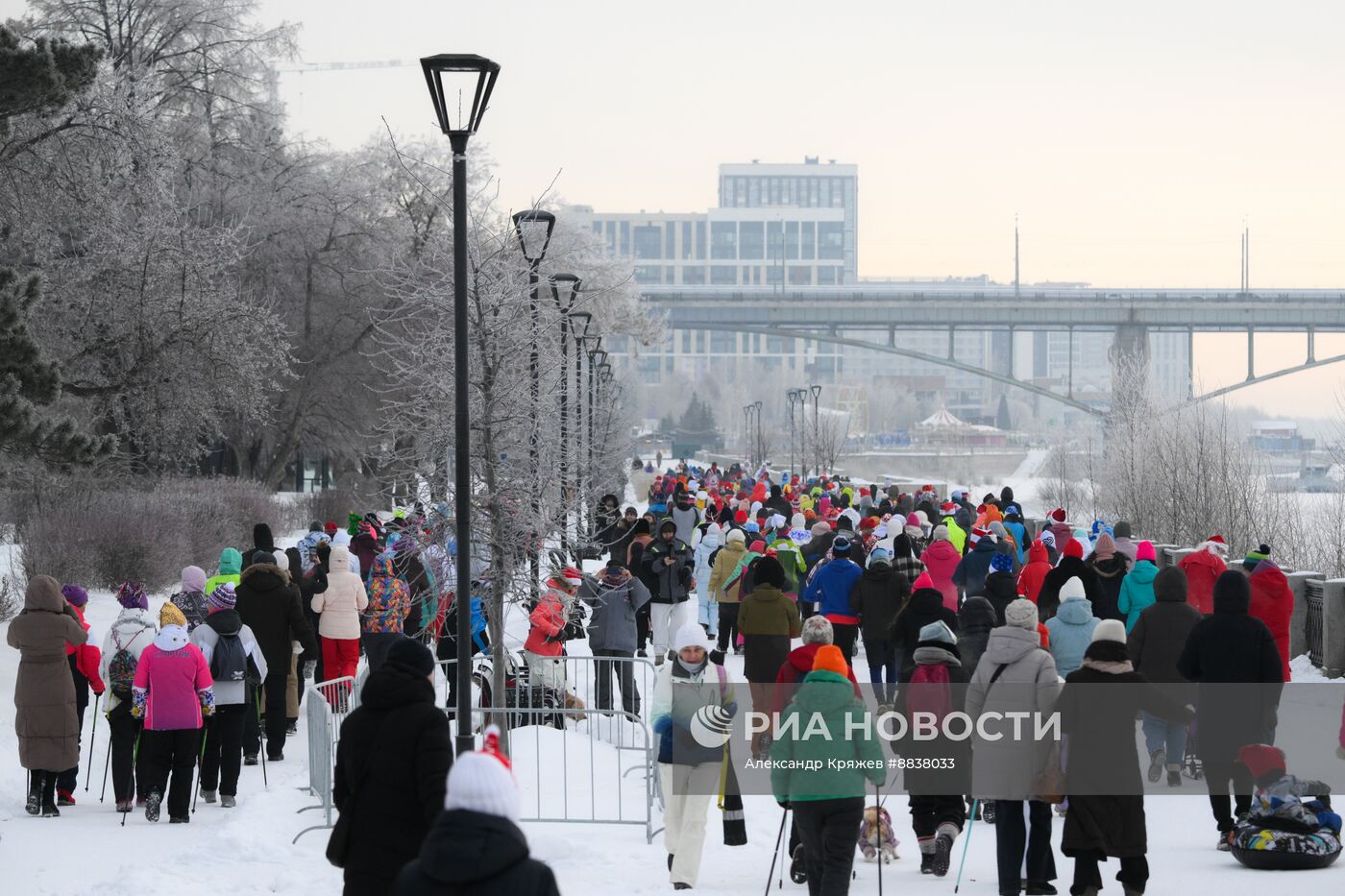 Акция "Забег обещаний" в Новосибирске