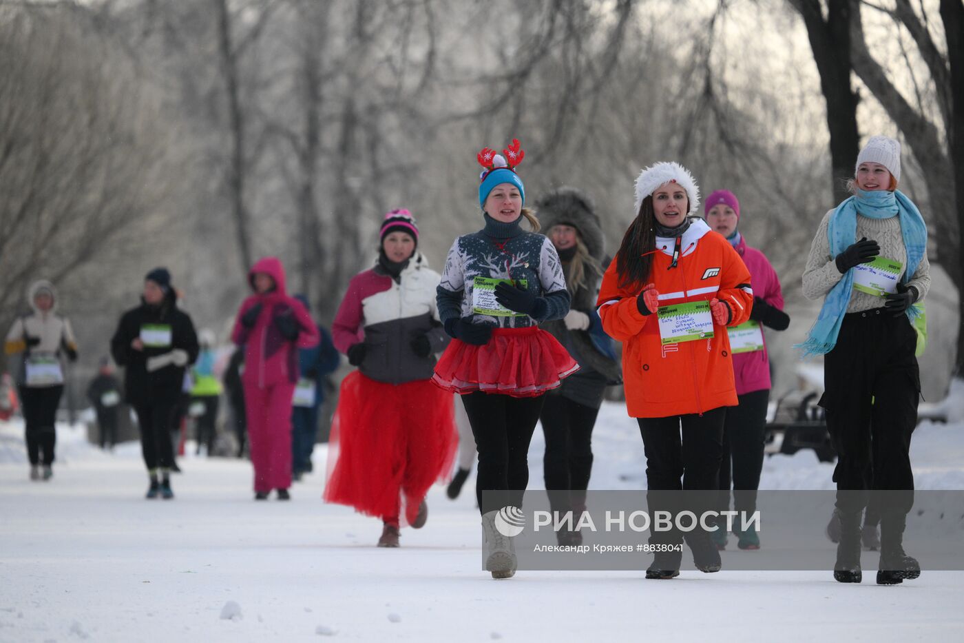 Акция "Забег обещаний" в Новосибирске