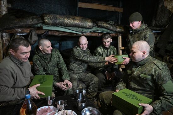 Новогодняя ночь в штурмовом подразделении ЦВО на Красноармейском направлении